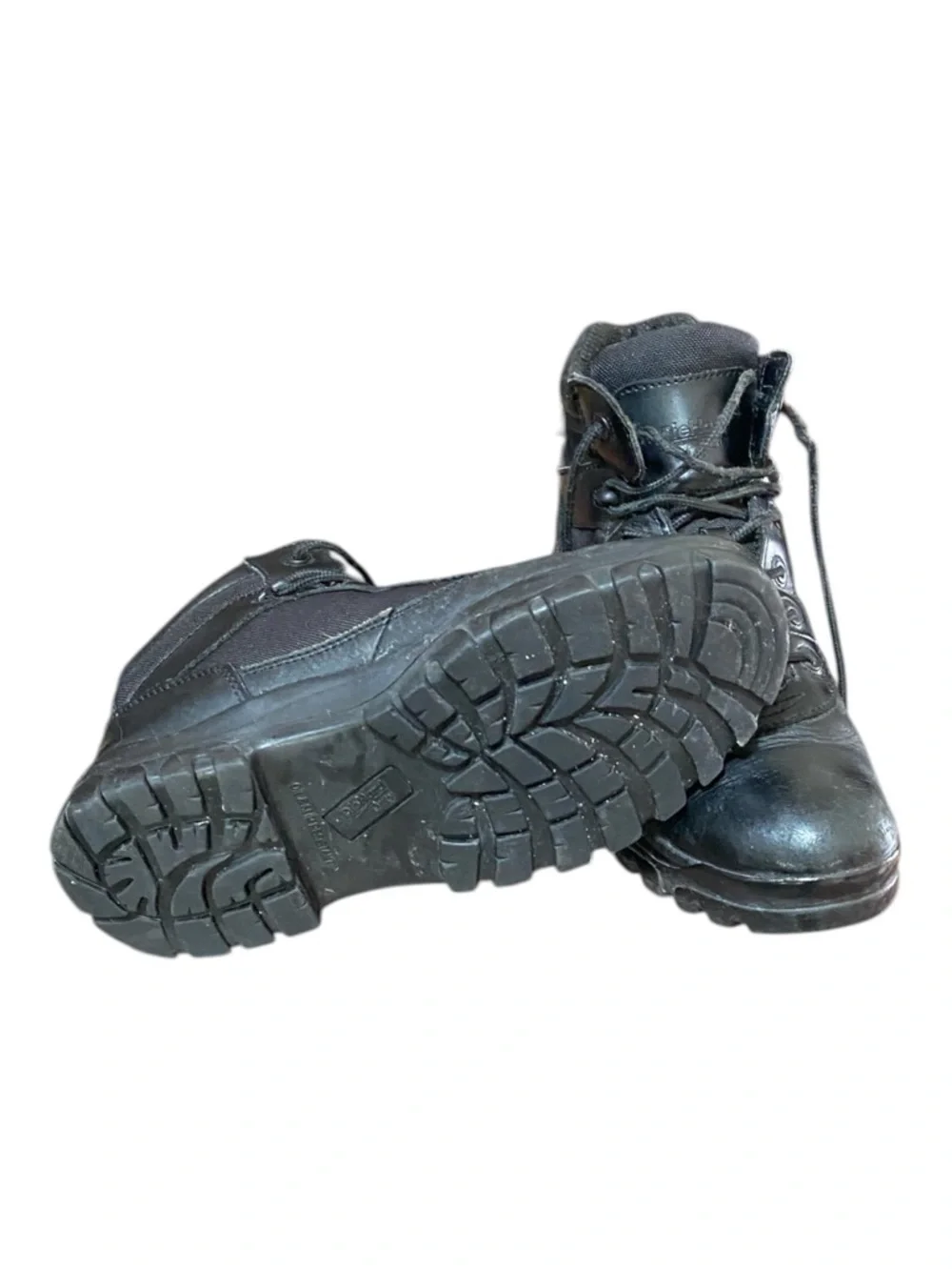 Men's Black Tactical Ankle Boots - Unbranded